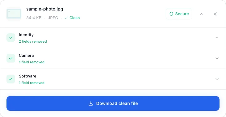 File Metadata Explained What It Reveals and What Can Be Removed, Remove and download